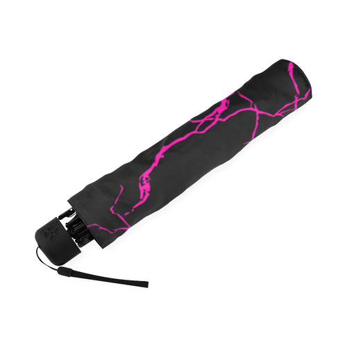 Pink Lightning Goth Print Foldable Umbrella (Model U01)