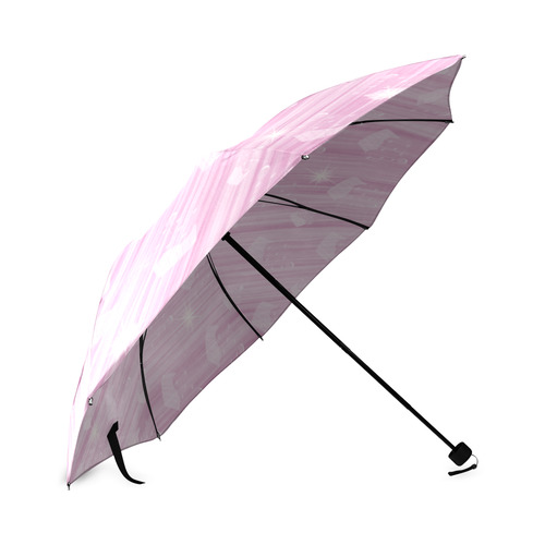 Ghost Cupcakes Pink pastel goth art Foldable Umbrella (Model U01)