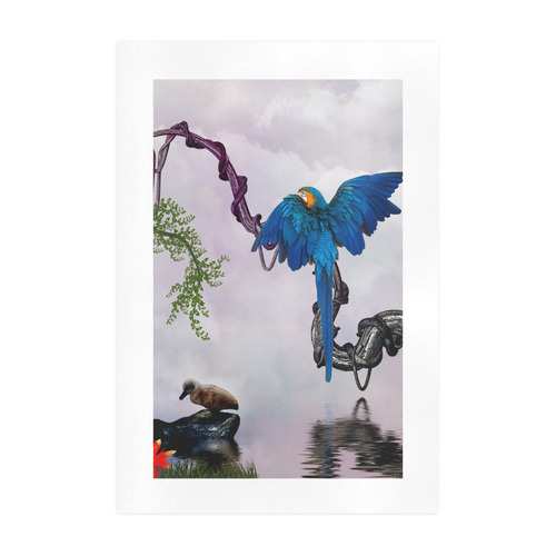 Awesome parrot Art Print 19‘’x28‘’