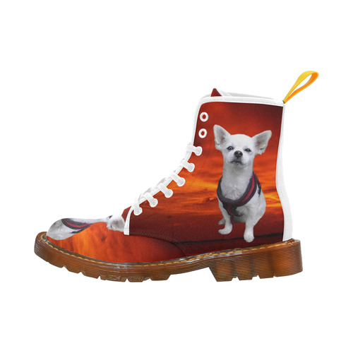 Dog Chihuahua Martin Boots For Women Model 1203H