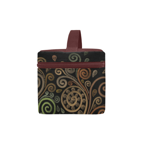 3D Psychedelic Sand Clock Lunch Bag/Large (Model 1658)