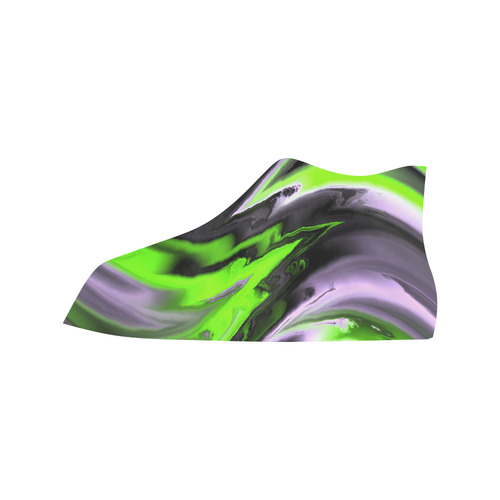 fractal waves D by JamColors Vancouver H Men's Canvas Shoes (1013-1)