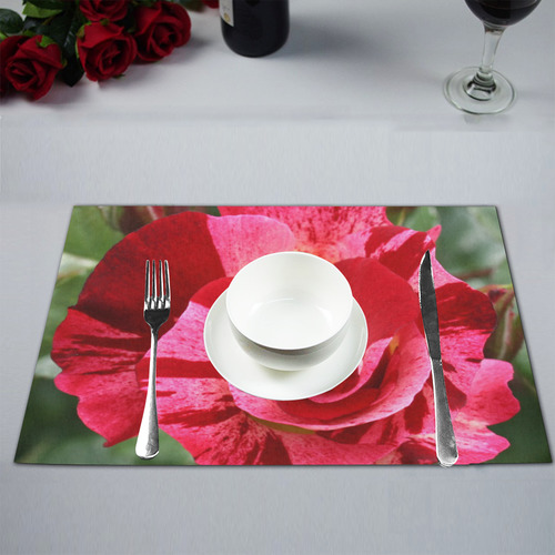 Pink Rose Placemat 12’’ x 18’’ (Set of 6)