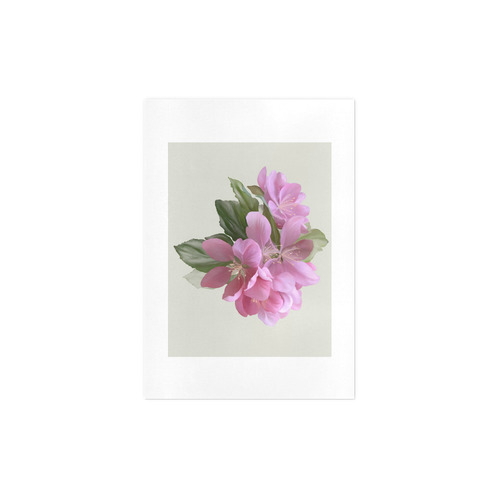Pink Blossom Branch, , floral watercolor Art Print 7‘’x10‘’