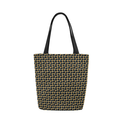 DNA Connecting Pattern Canvas Tote Bag (Model 1657)