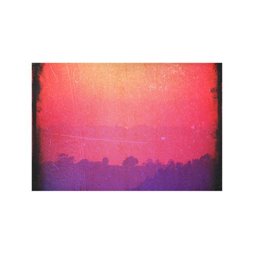 Orange Pink Purple Sunset Placemat 12’’ x 18’’ (Set of 6)