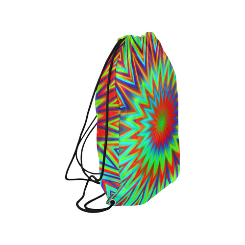 Color Explosion Retro Medium Drawstring Bag Model 1604 (Twin Sides) 13.8"(W) * 18.1"(H)