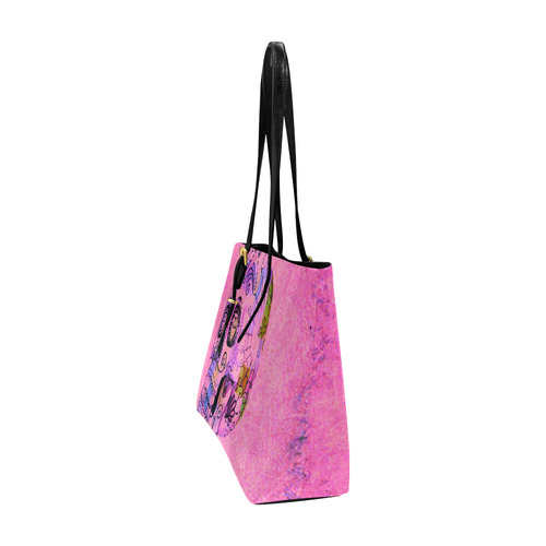 grunge skull E by JamColors Euramerican Tote Bag/Large (Model 1656)