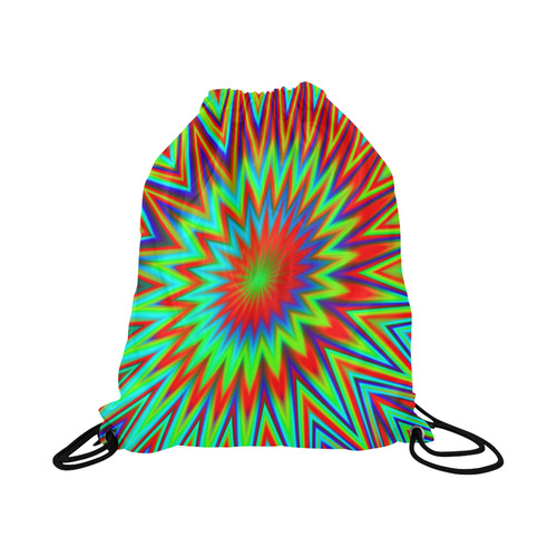 Color Explosion Retro Large Drawstring Bag Model 1604 (Twin Sides)  16.5"(W) * 19.3"(H)