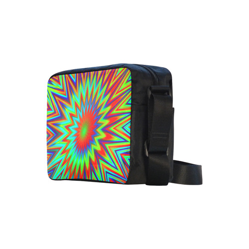 Colorful Comic Explosion Classic Cross-body Nylon Bags (Model 1632)