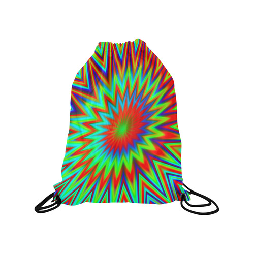 Color Explosion Retro Medium Drawstring Bag Model 1604 (Twin Sides) 13.8"(W) * 18.1"(H)