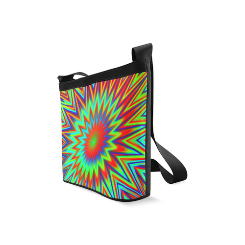 Colorful Comic Book Explosion Crossbody Bags (Model 1613)