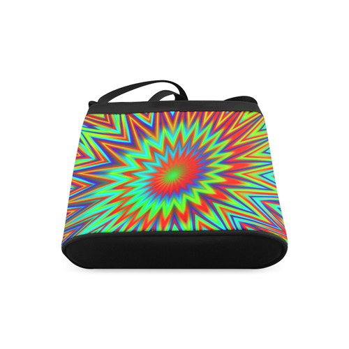 Colorful Comic Book Explosion Crossbody Bags (Model 1613)