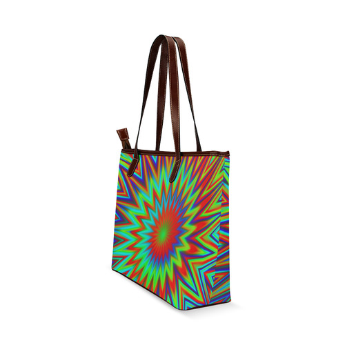 Colorful Comic Book Explosion Shoulder Tote Bag (Model 1646)