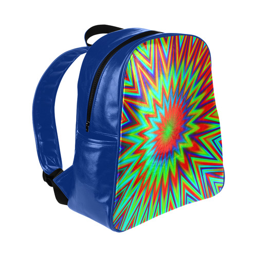 Pow Explosion Colorful Multi-Pockets Backpack (Model 1636)