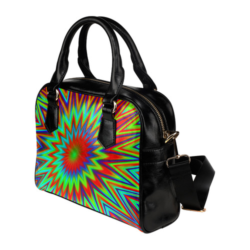 Colorful Comic Explosion Shoulder Handbag (Model 1634)