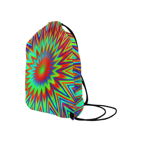 Color Explosion Retro Large Drawstring Bag Model 1604 (Twin Sides)  16.5"(W) * 19.3"(H)