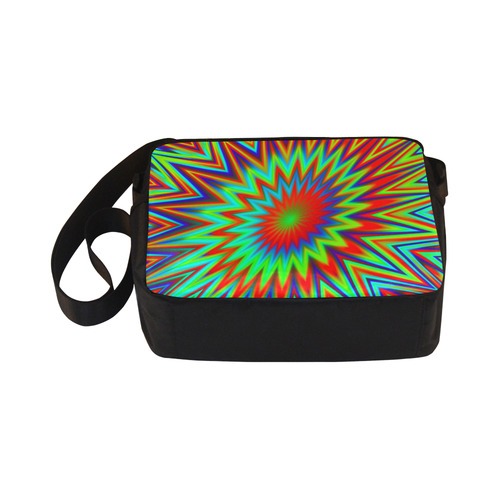 Colorful Comic Explosion Classic Cross-body Nylon Bags (Model 1632)