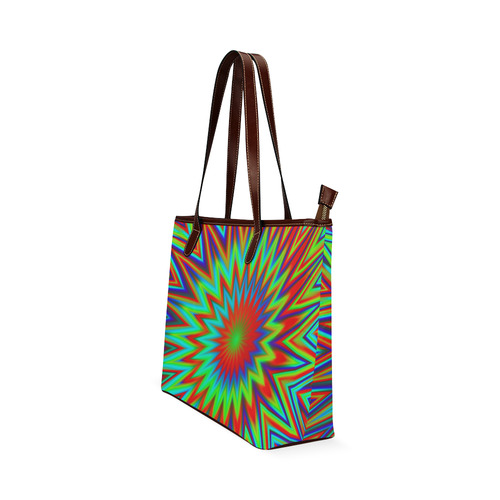 Colorful Comic Book Explosion Shoulder Tote Bag (Model 1646)