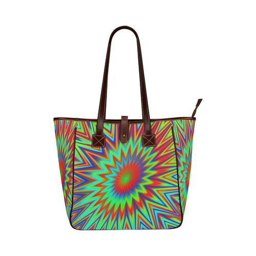 Red Yellow Blue Green Color Explosion Classic Tote Bag (Model 1644)