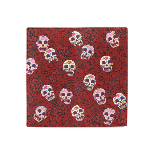 Rose Sugar Skull Women's Leather Wallet (Model 1611)