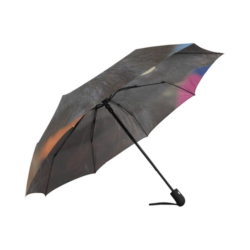 Black Cat Umbrella Auto-Foldable Umbrella (Model U04)