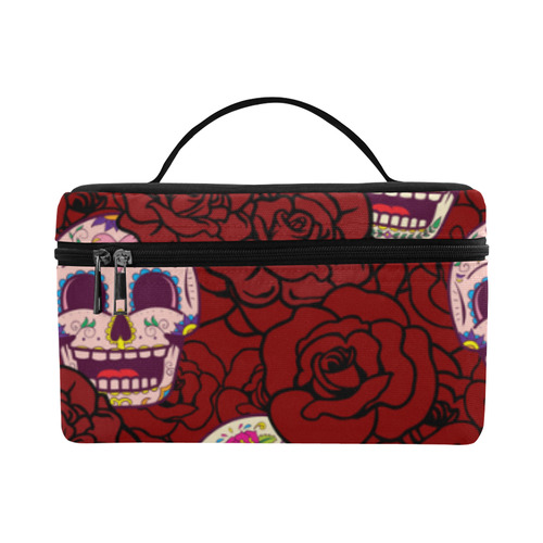 Rose Sugar Skull Lunch Bag/Large (Model 1658)