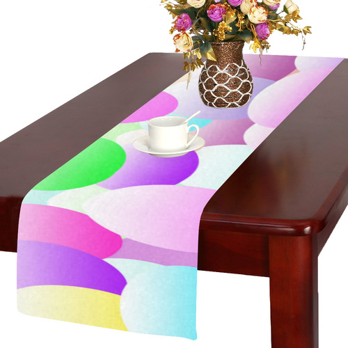 Bubble Eggs Light Table Runner 14x72 inch