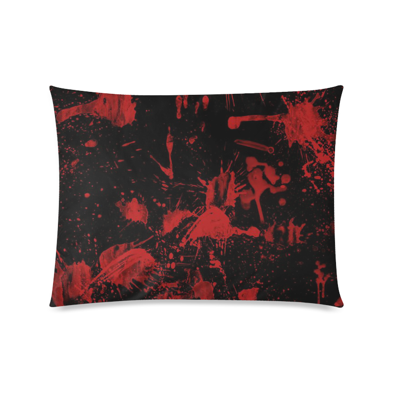 Blood Splatter Custom Picture Pillow Case 20 X26 One Side Id