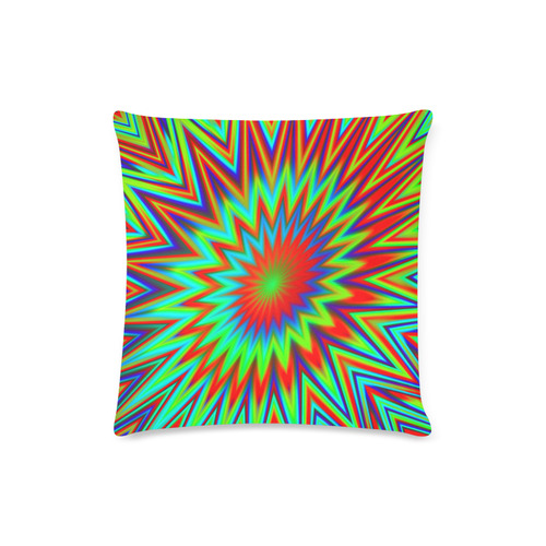 Colorful Comic Book Explosion Custom Zippered Pillow Case 16"x16"(Twin Sides)