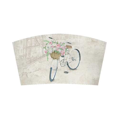 Vintage bicycle with roses basket Bandeau Top