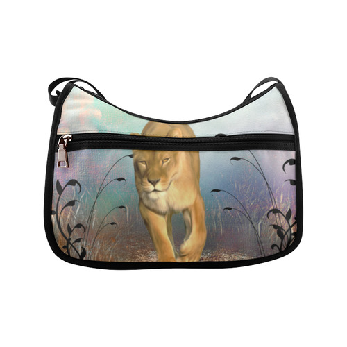 Wonderful lioness Crossbody Bags (Model 1616)