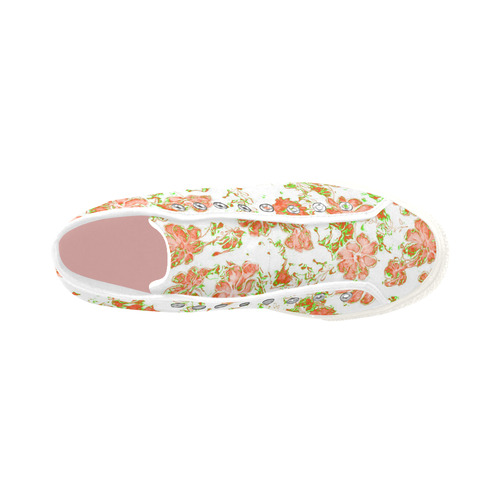 floral dreams 12 D by JamColors Vancouver H Women's Canvas Shoes (1013-1)