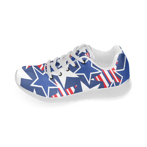 stars and stripes running shoes