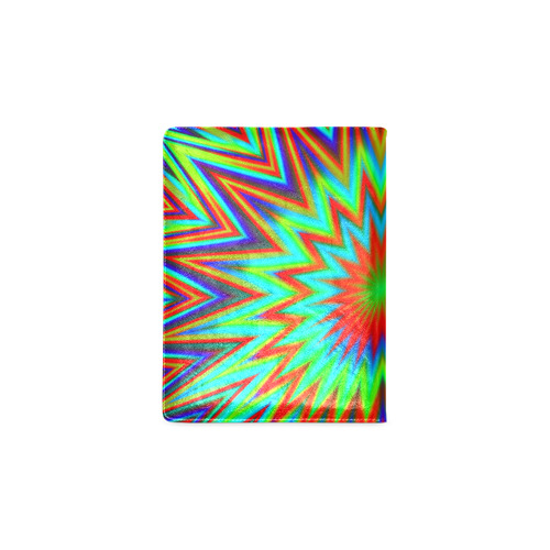 Red Yellow Blue Green Retro Psychedelic Explosion Of Color Custom NoteBook B5