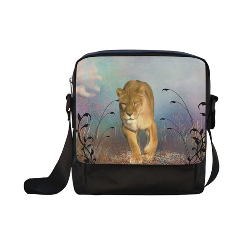 Wonderful lioness Crossbody Nylon Bags (Model 1633)