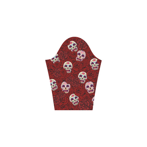 Rose Sugar Skull 3/4 Sleeve Sundress (D23)