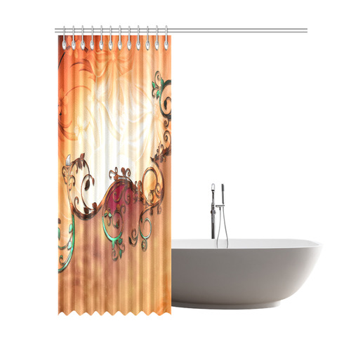 A touch of vintage, soft colors Shower Curtain 69"x84"