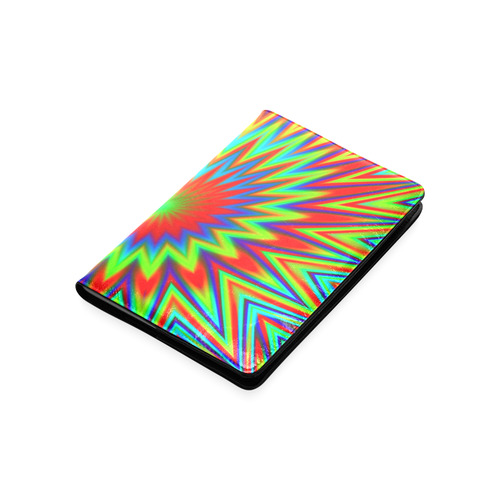 Red Yellow Blue Green Retro Color Explosion Custom NoteBook A5