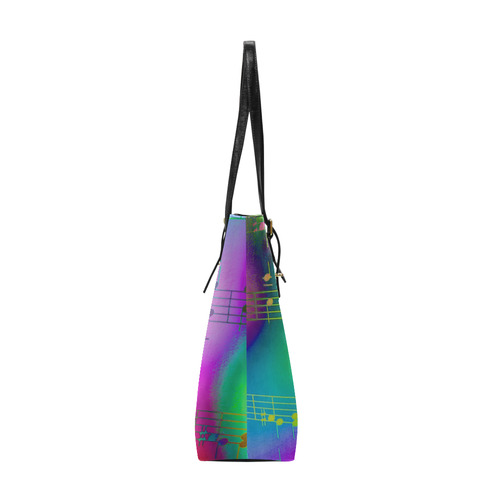 Music, colorful and cheerful B by JamColors Euramerican Tote Bag/Small (Model 1655)