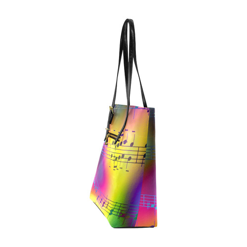 Music, colorful and cheerful A by JamColors Euramerican Tote Bag/Small (Model 1655)