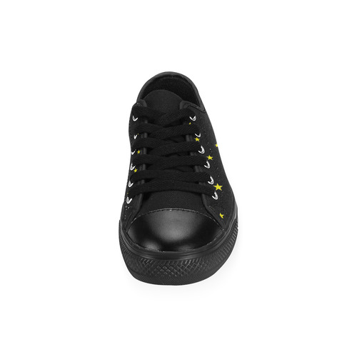 litte star Low Top Canvas Shoes for Kid (Model 018)