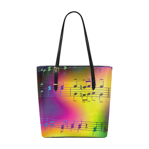 Music, colorful and cheerful A by JamColors Euramerican Tote Bag/Small (Model 1655)