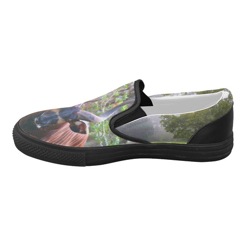 Bull Bongo Slide Women's Slip-on Canvas Shoes (Model 019)