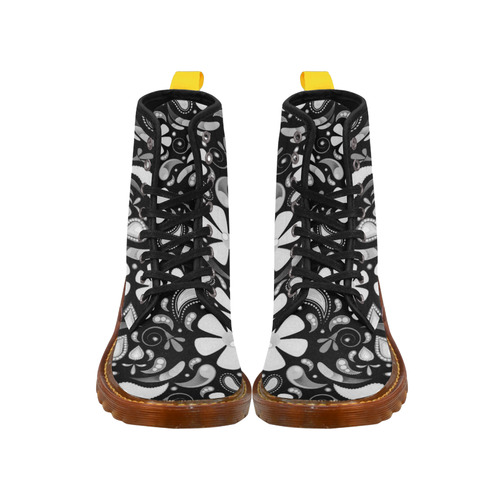 floral pattern 1116 F Martin Boots For Women Model 1203H
