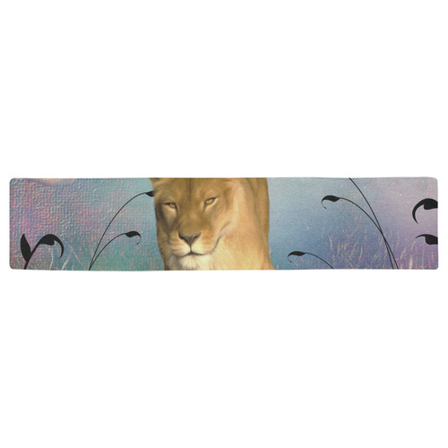 Wonderful lioness Table Runner 16x72 inch