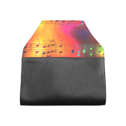 Music, colorful and cheerful C by JamColors Clutch Bag (Model 1630)