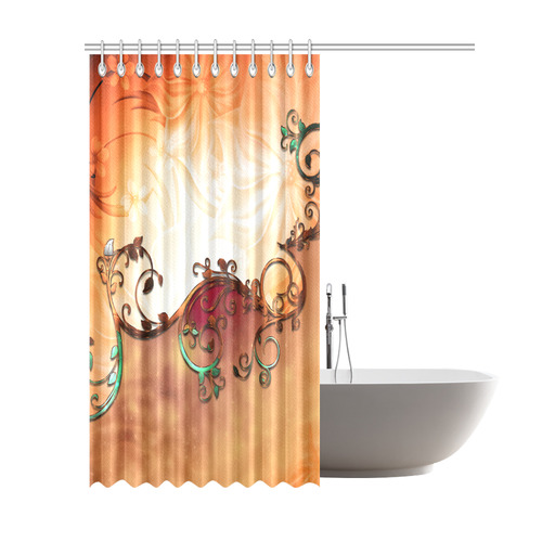A touch of vintage, soft colors Shower Curtain 69"x84"