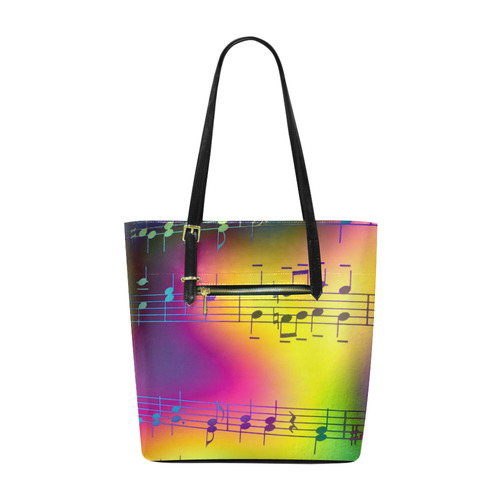 Music, colorful and cheerful A by JamColors Euramerican Tote Bag/Small (Model 1655)