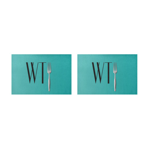 Funny WTF WTFork Placemat 12’’ x 18’’ (Two Pieces)